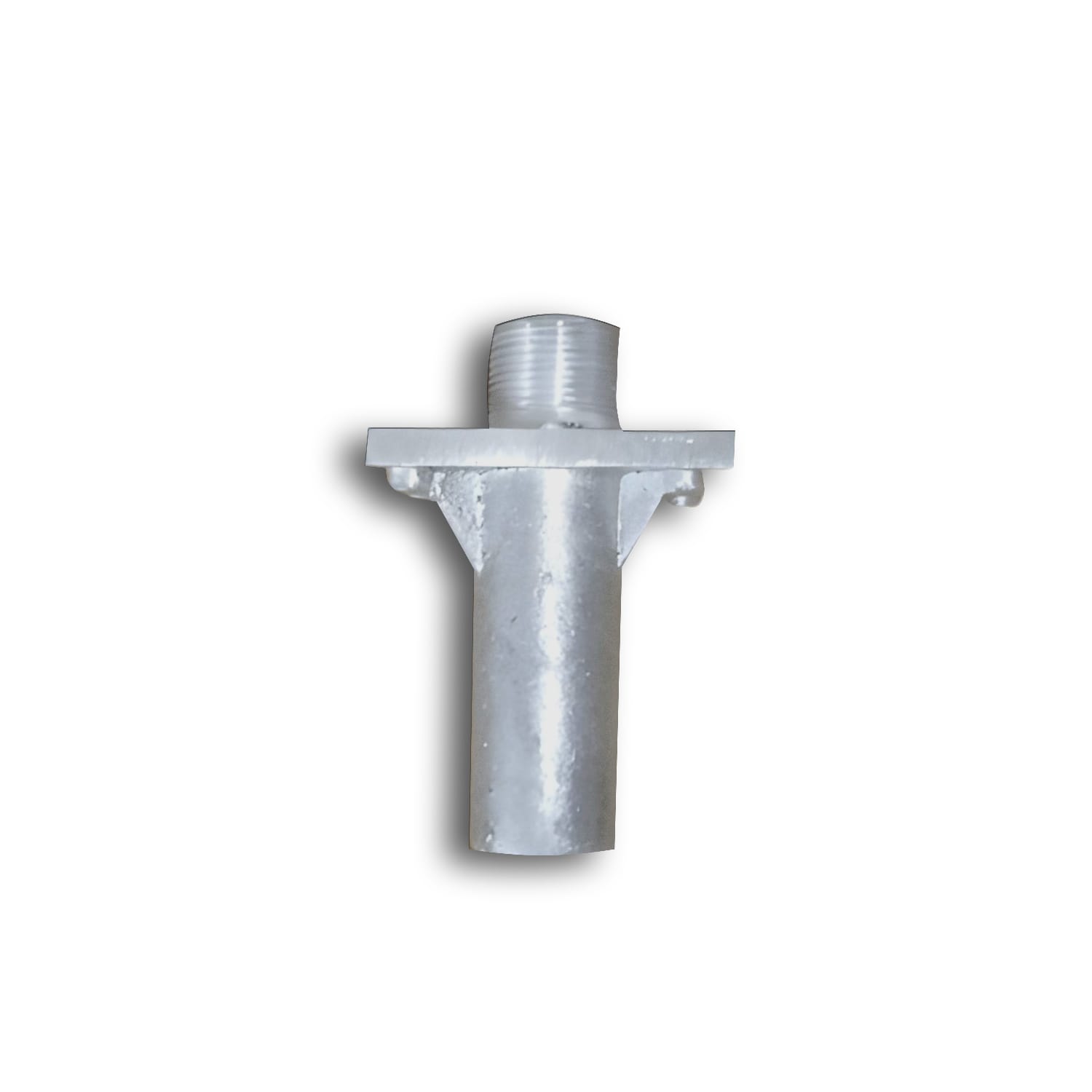 Precision aluminum flange connector for industrial pipe frames